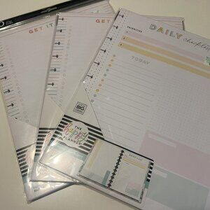 Daily Checklist and Priorities and Everyday Get It Done Big Filler Paper